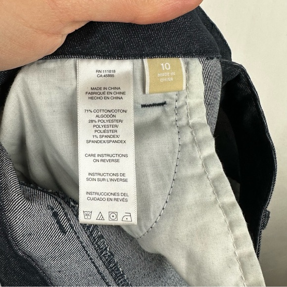 Michael Kors dark wash flared jeans size 10 - Picture 5 of 5